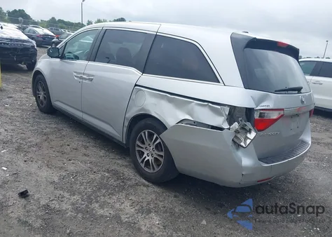 2011 Honda Odyssey Ex-L from USA, damaged, VIN 5FNRL5H62BB072519